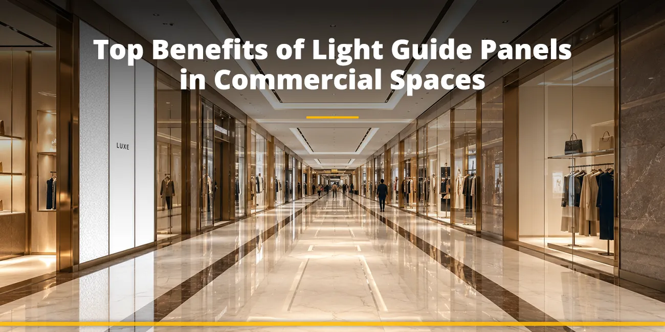 Top Benefits of Light Guide Panels in Commercial Spaces