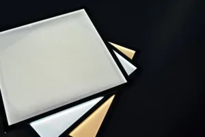 CCT tunable white LED light guide panel for backlit signage and SEG frames