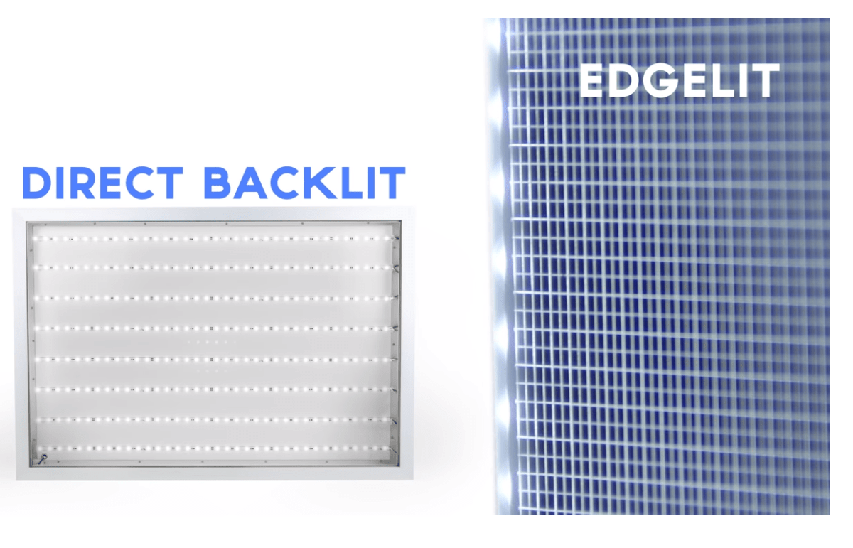 Box Lit Edge Led Edge-Lit LED Light Boxes and Direct-Lit LED Light Boxes
